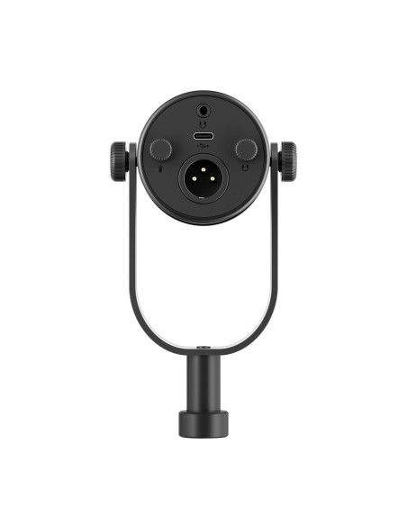 
Laidinis studijinis mikrofonas podkastams su USB XLR – juodas
