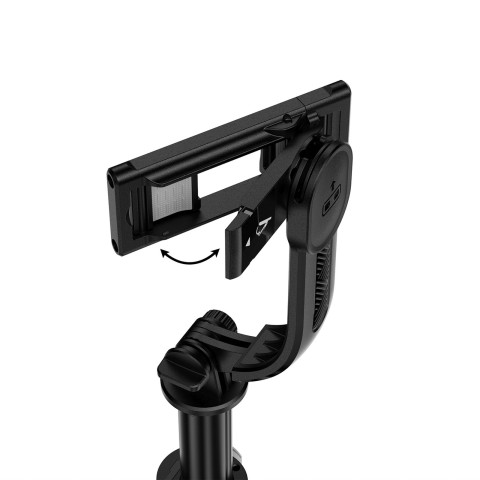 
Asmenukių lazda su automatiniu trikoju ir „Bluetooth“ nuotolinio valdymo pultu 1,05 m - juoda
