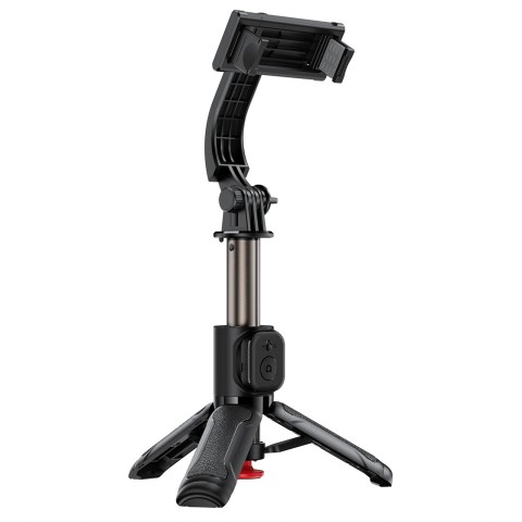 
Asmenukių lazda su automatiniu trikoju ir „Bluetooth“ nuotolinio valdymo pultu, 63 cm - juoda
