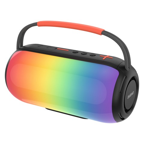 
Belaidė RGB „Bluetooth“ garsiakalbio kolonėlė su apšvietimu ir laikikliu – juoda
