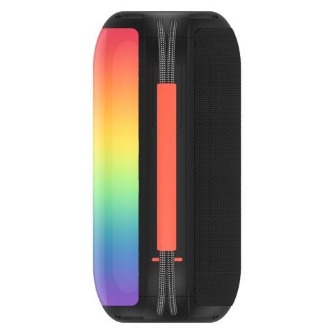 
Belaidė RGB „Bluetooth“ garsiakalbio kolonėlė su apšvietimu ir laikikliu – juoda
