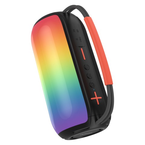 
Belaidė RGB „Bluetooth“ garsiakalbio kolonėlė su apšvietimu ir laikikliu – juoda
