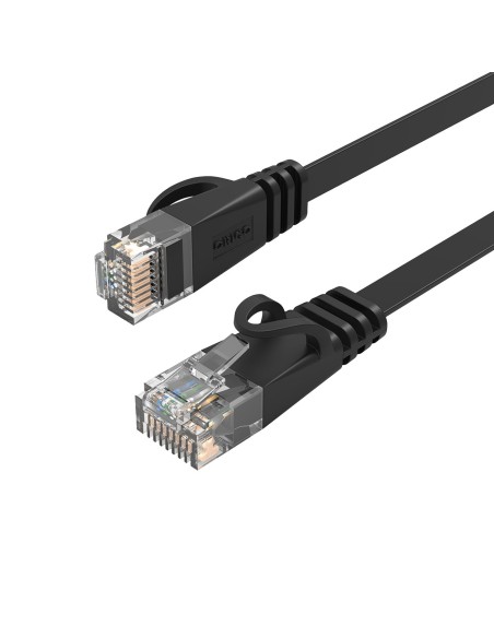 
Ethernet CAT6 1000Mbps RJ45 interneto LAN plokščias tinklo kabelis 30 m - juodas
