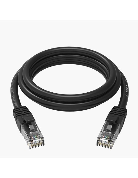 
Ethernet CAT6 1000Mbps RJ45 interneto LAN apvalus tinklo kabelis 30 m - juodas
