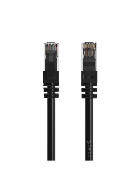 
Ethernet CAT6 1000Mbps RJ45 interneto LAN apvalus tinklo kabelis 30 m - juodas
