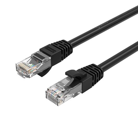 
Ethernet CAT6 1000Mbps RJ45 interneto LAN apvalus tinklo kabelis, 40 m - juodas
