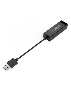 
Išorinis USB-A - RJ45 10/ 100/ 1000 Mbps tinklo adapteris - juodas
