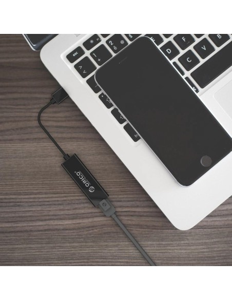 
Išorinis USB-A - RJ45 10/ 100/ 1000 Mbps tinklo adapteris - juodas
