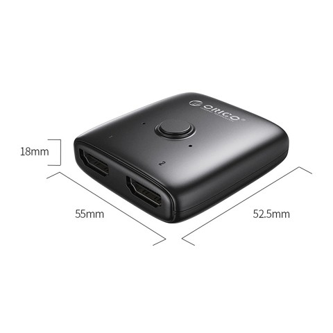 
HDMI dvikryptis skirstytuvo adapteris - juodas
