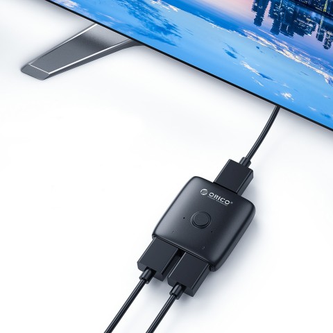 
HDMI dvikryptis skirstytuvo adapteris - juodas
