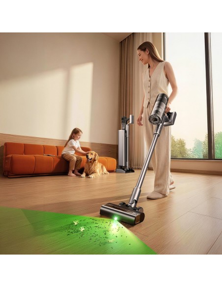 
UWANT V800 vertikalus dulkių siurblys su savaiminio ištuštinimo stotimi – pilkas
