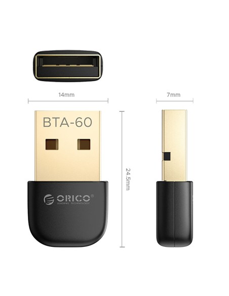 
„Bluetooth 6.0“ adapteris – juodas
