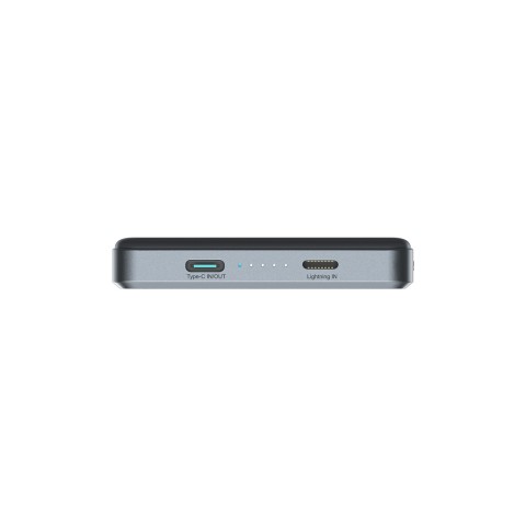 
Belaidis išorinis akumuliatorius 10000mAh 22.5W USB-C - pilkas

