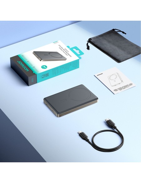 
Belaidė išorinė baterija 10000mAh 22.5W USB-C - titano spalvos
