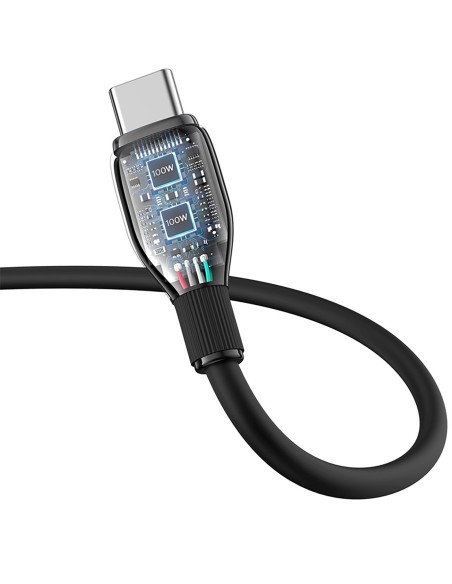 
USB-A - USB-C Pudding 100W 1,2 m laidas - juodas

