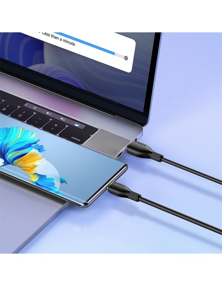 
USB-A - USB-C Pudding 100W 1,2 m laidas - juodas
