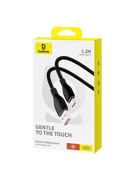 
USB-A - USB-C Pudding 100W 1,2 m laidas - juodas
