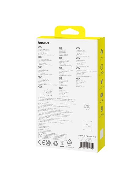 
USB-A - USB-C Pudding 100W 1,2 m laidas - juodas
