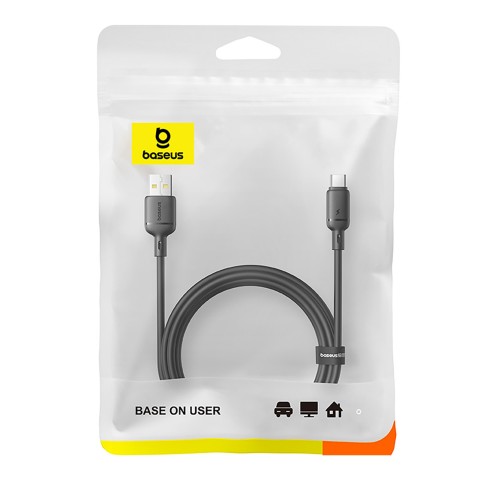 
Silky 3A USB-A - USB-C kabelis 1m - juodas
