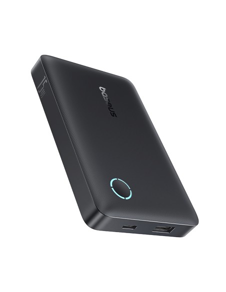 
10000mAh 15W „EnerFill FP11“ išorinė baterija su USB-C laidu, 20V, 3A, 30cm - juoda
