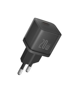
USB-C GaN5S 20W sieninis įkroviklis – juodas
