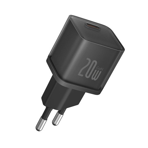 
USB-C GaN5S 20W sieninis įkroviklis – juodas
