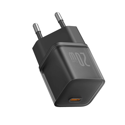 
USB-C GaN5S 20W sieninis įkroviklis – juodas
