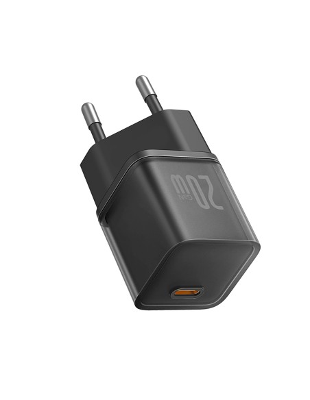 
USB-C GaN5S 20W sieninis įkroviklis – juodas
