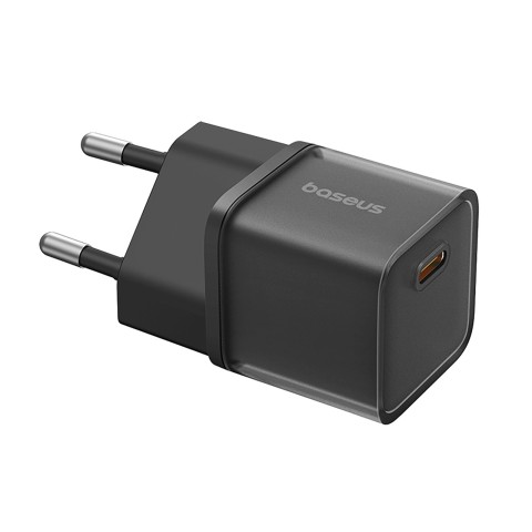 
USB-C GaN5S 20W sieninis įkroviklis – juodas
