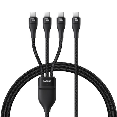 
3 viename USB-C Flash Series 3 100W laidas 1,5 m – juodas
