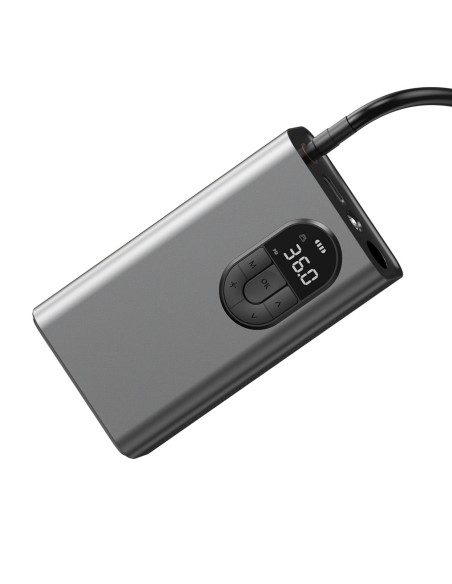 
Automobilio oro kompresoriaus pompa 5–120 psi – pilka
