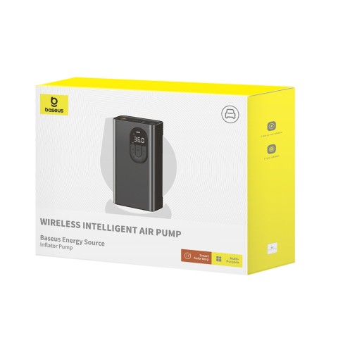 
Automobilio oro kompresoriaus pompa 5–120 psi – pilka
