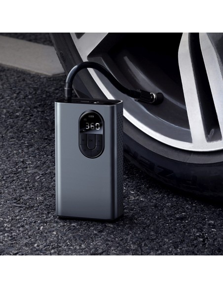 
Automobilio oro kompresoriaus pompa 5–120 psi – pilka
