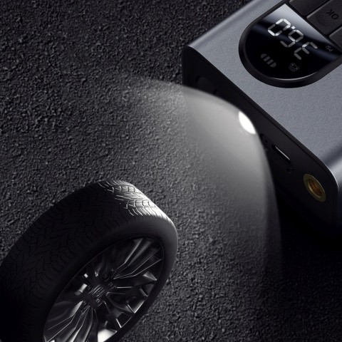 
Automobilio oro kompresoriaus pompa 5–120 psi – pilka
