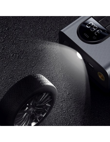 
Automobilio oro kompresoriaus pompa 5–120 psi – pilka
