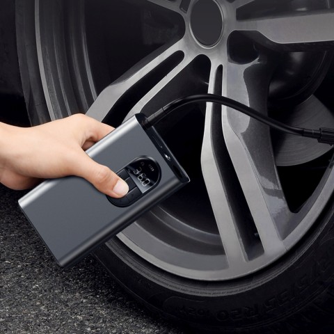 
Automobilio oro kompresoriaus pompa 5–120 psi – pilka

