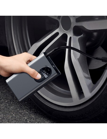 
Automobilio oro kompresoriaus pompa 5–120 psi – pilka
