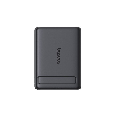 
„PicoGo AM31 Qi2“ magnetinė išorinė baterija 5000mAh 20W su stovu ir USB-C MagSafe laidu – juoda
