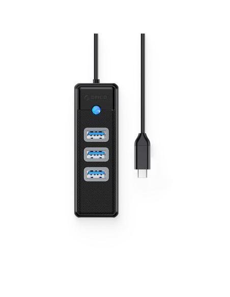 
ŠAKOTOJO skirstytuvas 4 prievadų USB-C - USB-A RJ45 2.5G Ethernet 0.15 m - juodas
