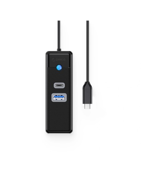 
ŠAKOTOJO skirstytuvas 3 prievadų USB-C - USB-A USB-C RJ45 2.5G Ethernet 1.8 m - juodas

