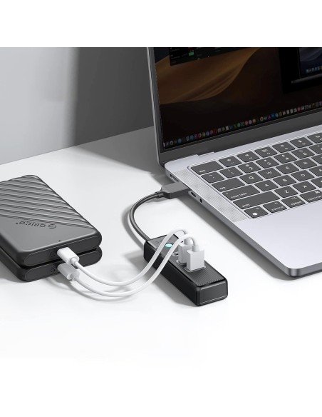 
ŠAKOTĖLIS 3 prievadų skirstytuvas USB-A - USB-A USB-C 0,5 m - juodas
