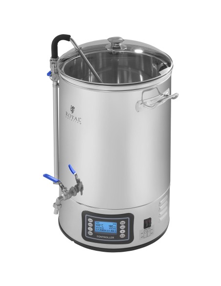 Mash brew virdulys mini alaus darykla LCD 40L 230V Royal Catering Mash brew virdulys mini alaus darykla LCD 40L 230V Royal Catering