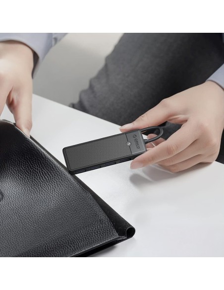 
ŠAKOTĖLIS 4 prievadų skirstytuvas USB-C - USB-A 0,15 m - juodas
