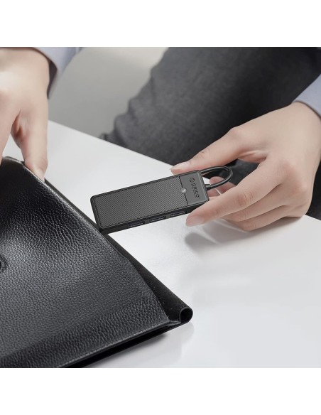 
ŠAKOTOJO adapteris 4 prievadų USB-A - USB-A SD kortelių skaitytuvas microSD 1 m - juodas

