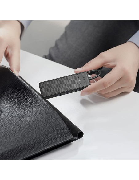 
ŠAKOTOJO adapteris 4 prievadų USB-C - USB-A SD kortelių skaitytuvas microSD 1,8 m - juodas
