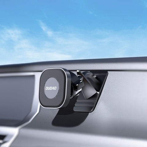 
Magnetinis telefono laikiklis automobiliui, skirtas prietaisų skydeliui – juodas
