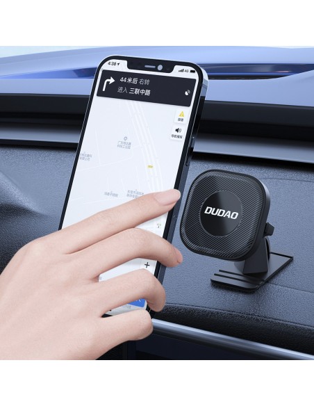 
Magnetinis telefono laikiklis automobiliui, skirtas prietaisų skydeliui – juodas
