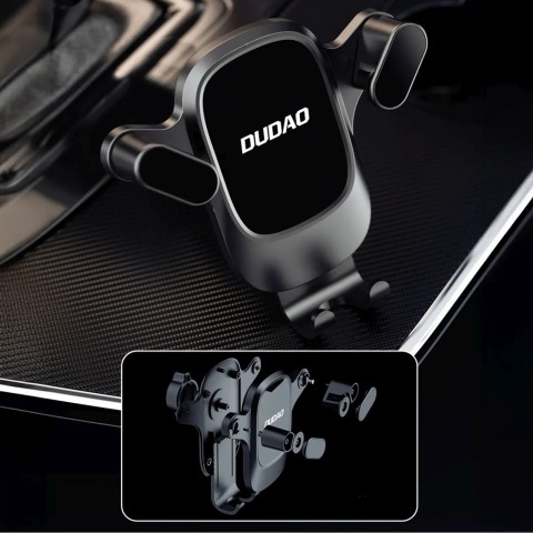 
Automobilinis išmaniojo telefono laikiklis su siurbtuku – juodas
