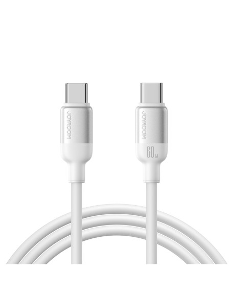 
„Lively“ serijos 60 W USB-C laidas, 1,2 m, baltas
