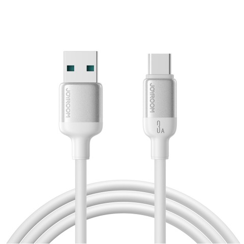 
„Lively“ serijos 3A USB-A - USB-C laidas 1,2 m - baltas
